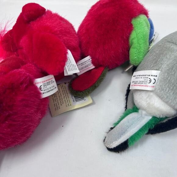 Audubon Birds Plush Lot of 4 with Sound Cardinal Hummingbird Painted Bunting - Picture 7 of 7